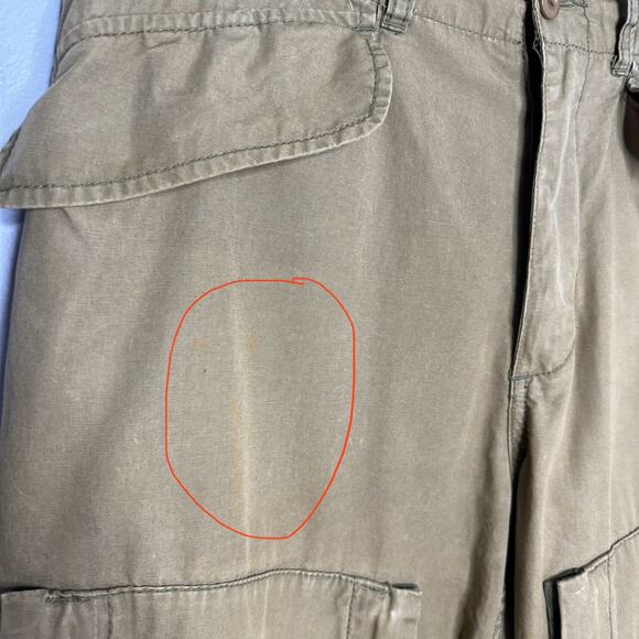 Club Monaco Cargo Pants Zipper Pockets Cotton Men's 32x32 - Picture 2 of 11